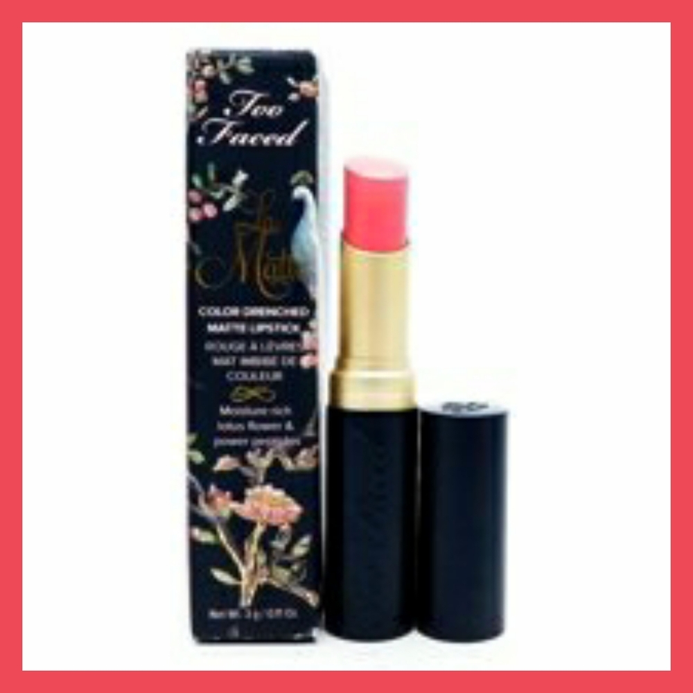 Too Faced La Matte Drenched Lip Color "As If!" NWT